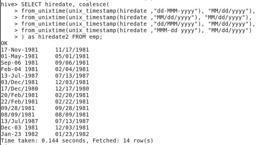Convert Multiple Date Formats into A single Format – Big Data & SQL