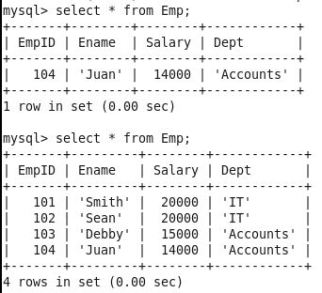 MySQL_Staging_PartialExport