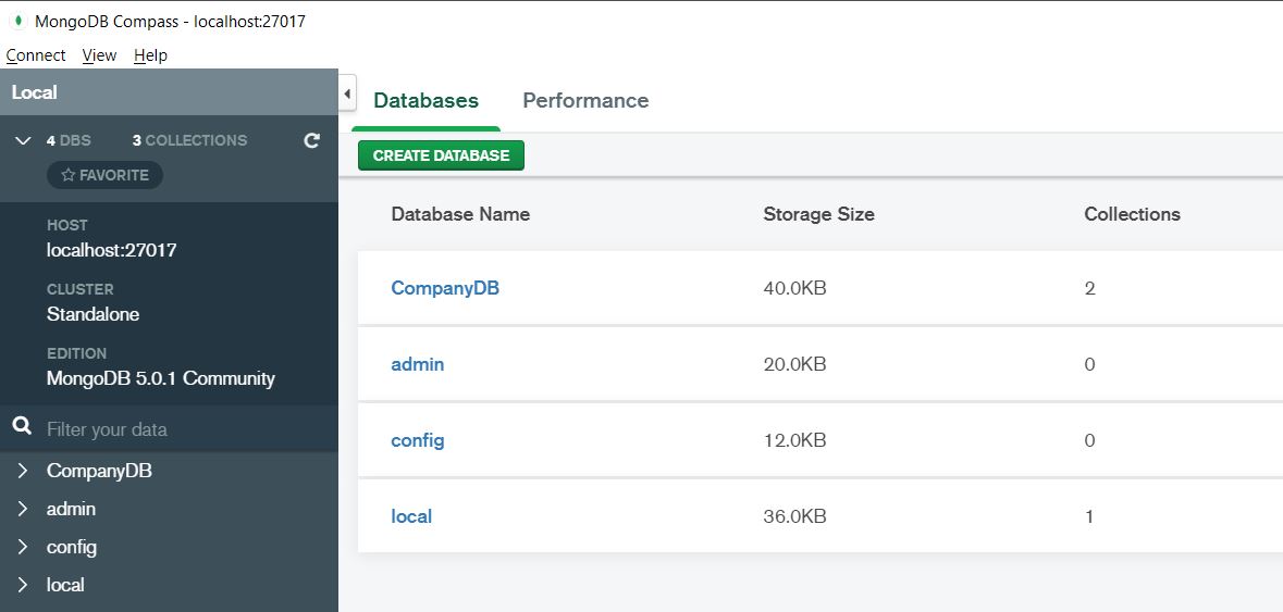 MongoDB – Create Database And Collection – Big Data & SQL