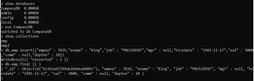InsertRecordInCollection