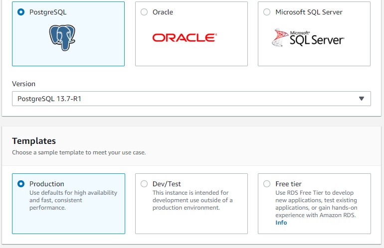 Amazon RDS – Engine Types, Editions and Versions – Big Data & SQL