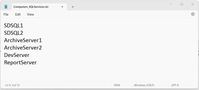 Powershell_CheckSQLServices